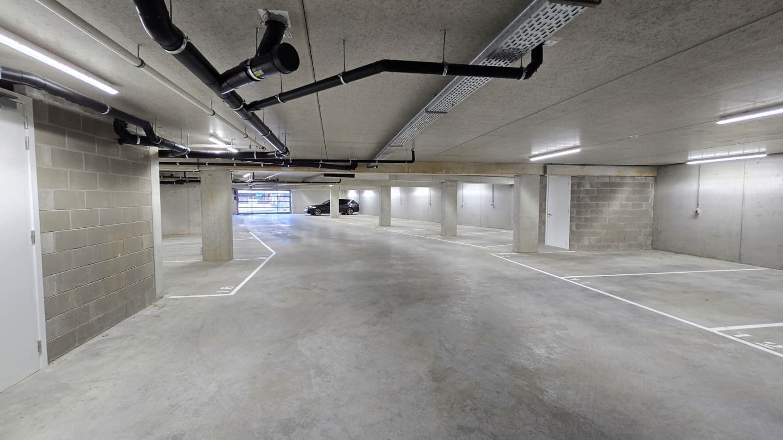 Eigen parkeerplaats in de ondergrondse garage